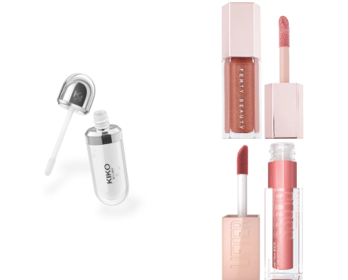 Lip gloss💄 cover photo collage