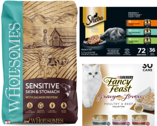 affordable cat food 🐈🐈‍⬛ cover photo collage