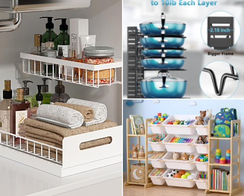The Best Amazon Home Organisation Hacks cover photo collage