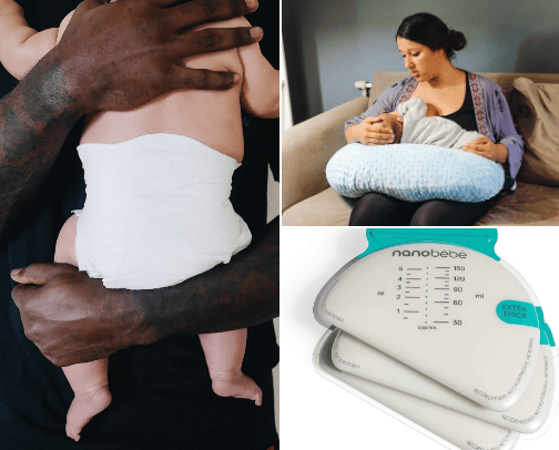 Baby registry essentials cover photo collage