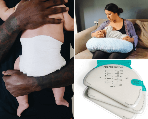 Baby registry essentials cover photo collage
