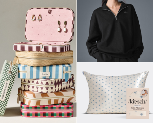 for the "it girl" holiday gift guide cover photo collage