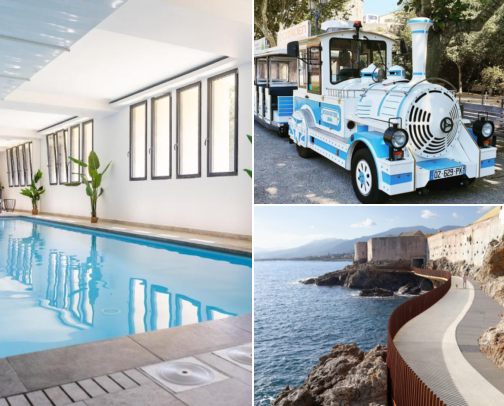 City Walks, Sea Views, Pretty Squares & Relaxed Stays Bastia, France cover photo collage