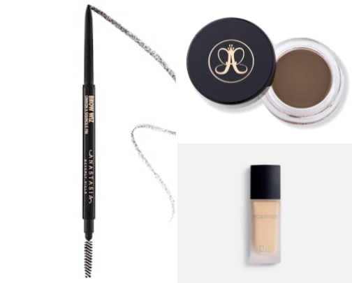 High end makeup cover photo collage