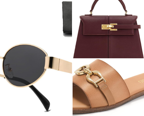 Soft Luxe Finds: Designer-Inspired Bags, Sunnies & Shoes on a Budget cover photo collage