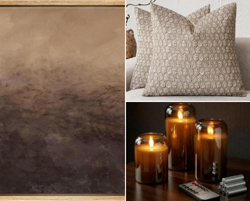 Neutral Decor Inspo & Home Essentials cover photo collage