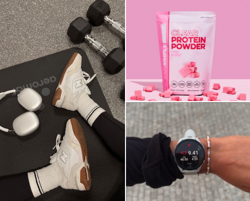 Hot Girl Gym Essentials✨ cover photo collage