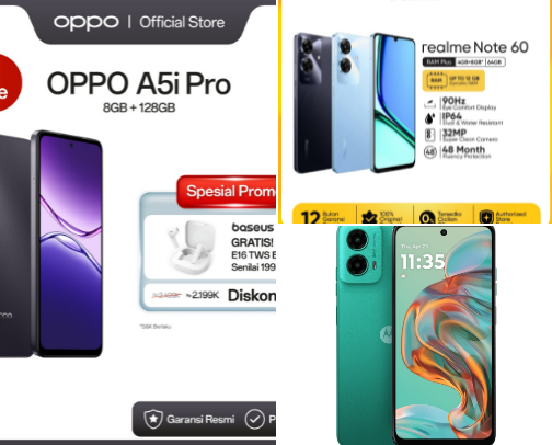 Handphone terbaru yang paling banyak disukai cover photo collage