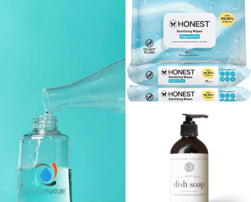 Clean your home like a low tox super mama cover photo collage