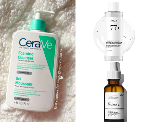Skin care for oily skin!✨️ cover photo collage