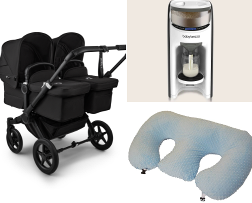 Twin Mom Must Haves cover photo collage