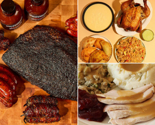 Holiday hosting food made to order that keeps you out of the kitchen! cover photo collage