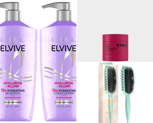 Hair care cover photo collage