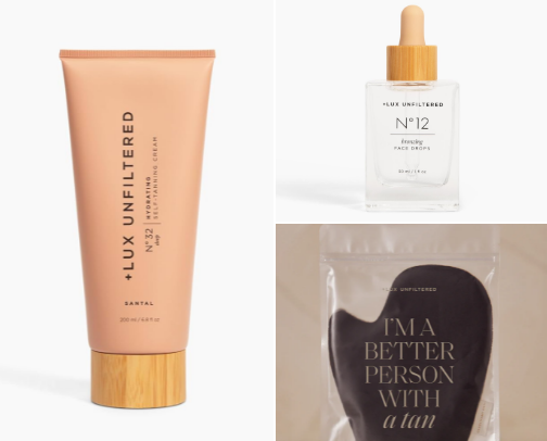 Hot Girl Summer “Self Tanning Essentials” cover photo collage
