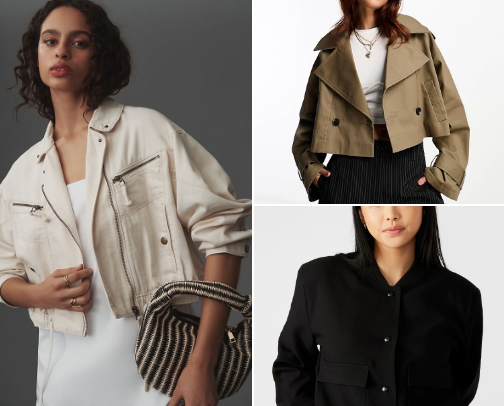 The perfect jacket for every season.🧥👗💃🏼 cover photo collage