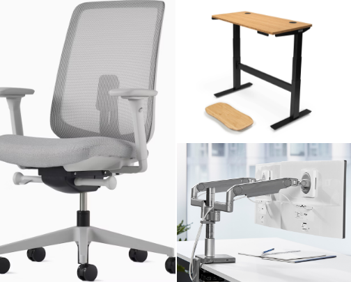 Home office essentials cover photo collage