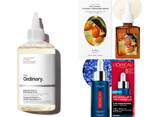 Best Skin Care for ages 30 above cover photo collage
