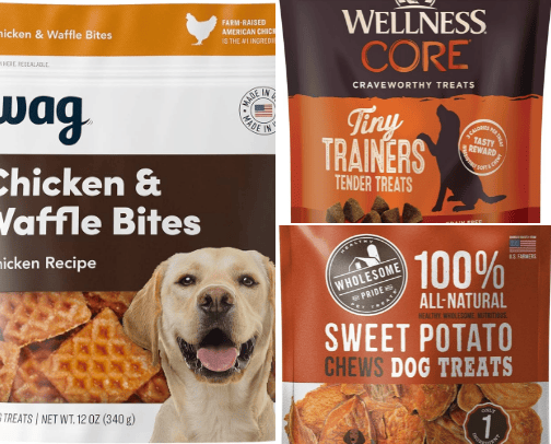 Only the best dog treats for your pup🍖 cover photo collage