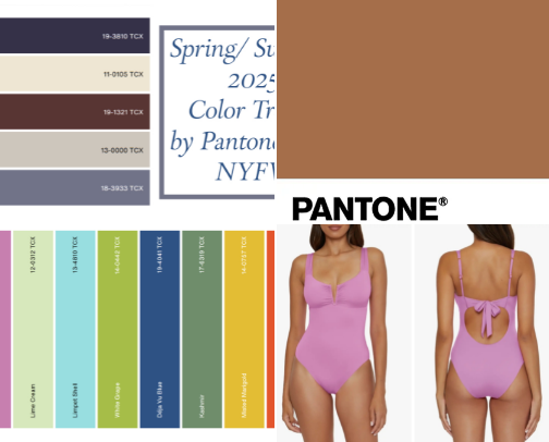 Spring/summer Pantone colors outfit ideas cover photo collage
