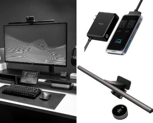 Desk Setup Essentials for Work, Study & Productivity 🖥️ cover photo collage