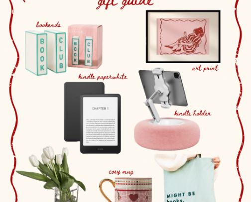 Book Lovers Gift Guide cover photo collage