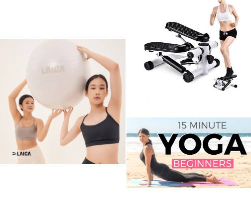 Home Workout Equipment ♡• cover photo collage