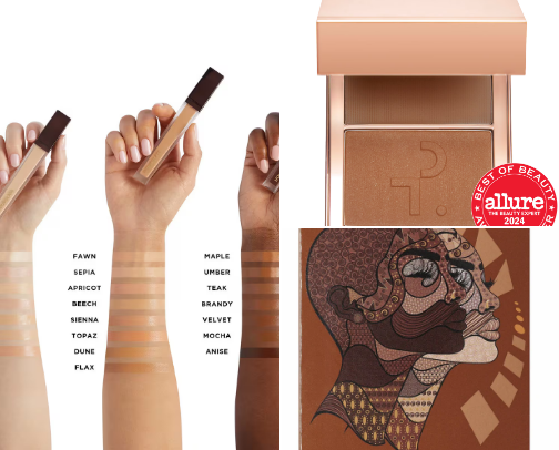 Updated makeup routine cover photo collage