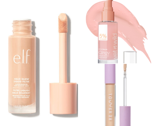 go-to glowy makeup routine cover photo collage