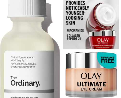 AFFORDABLE SKINCARE OVER 50 cover photo collage