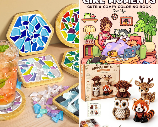 Best crafts + coloring! cover photo collage