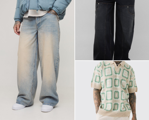 Shopping for your tall man cover photo collage