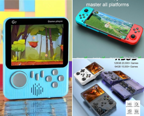 10 Konsol Game Genggam Retro Terbaik untuk Gaming Santai cover photo collage