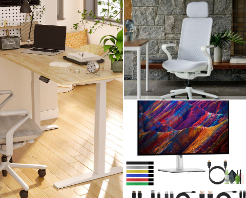 Home Office Setup Essentials for Beginners cover photo collage