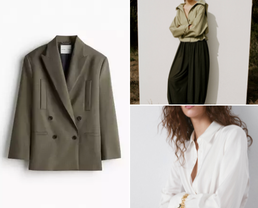“Minimalist Office Chic Outfits (Workwear Essentials)” cover photo collage