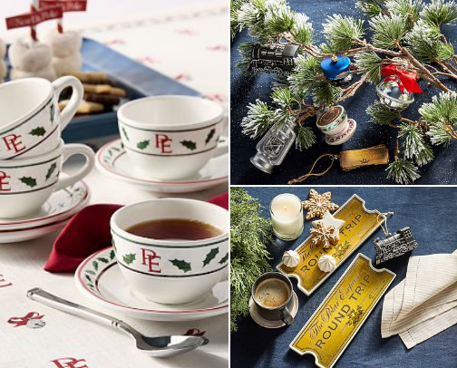 Pottery Barn Polar Express Collection ☕️ cover photo collage