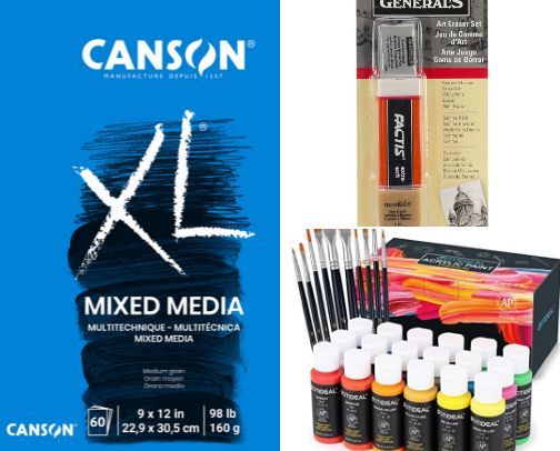 Uni Art major essentials cover photo collage