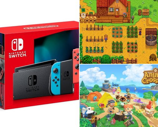 Cozy Games for Nintendo™ Switch and PC cover photo collage