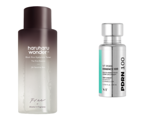 Skincare products over 50 cover photo collage