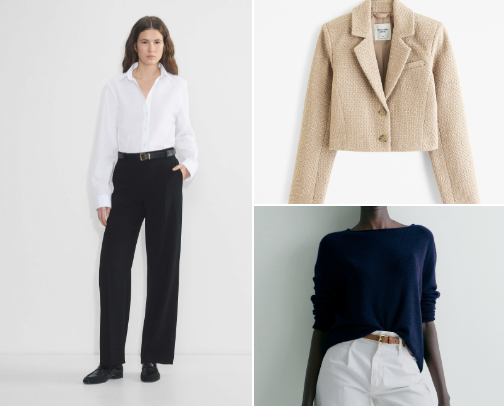 Workwear: timeless, classic, comfortable, but also stylish ✨ cover photo collage