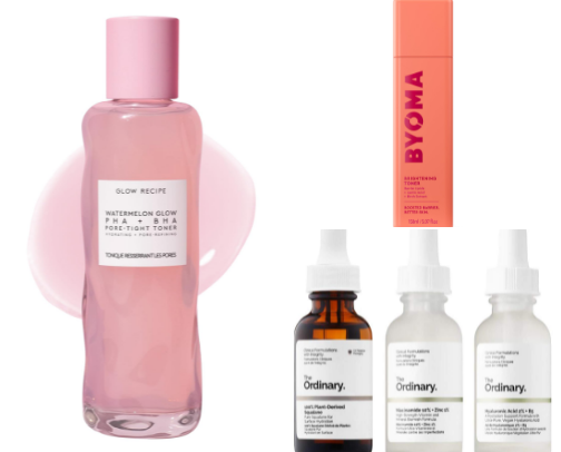 Skincare Products🫧 cover photo collage