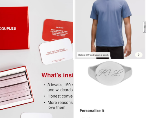 Non basic gifts for your boyfriend 🤍 cover photo collage