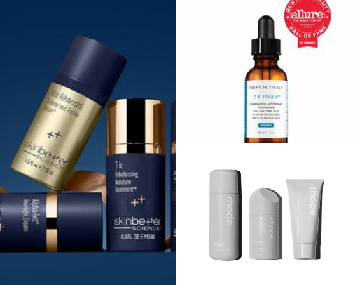 Skincare for glowing skin cover photo collage