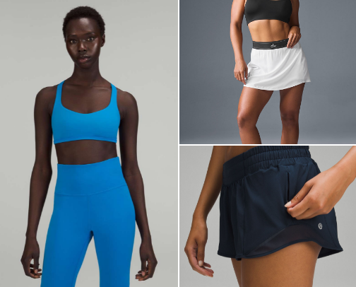 Athletic wear cover photo collage