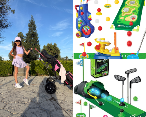 Raising Future PGA & LPGA Golfers cover photo collage