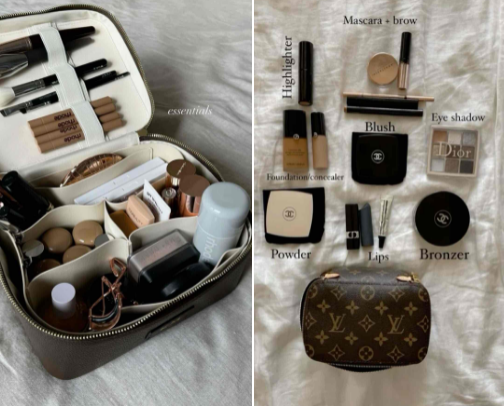 my everyday makeup products i’ve repurchased for years cover photo collage