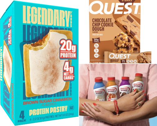 Protein Snacks worth eating. cover photo collage