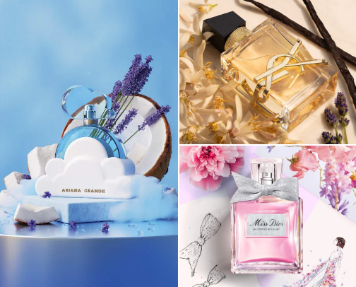 Top 5 perfumes from TikTok that smell like luxury ✨ cover photo collage