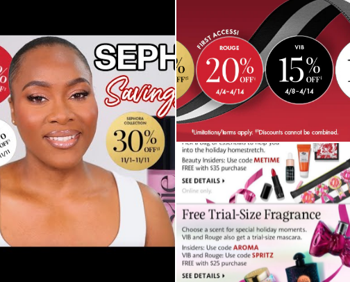 Beauty product cover photo collage