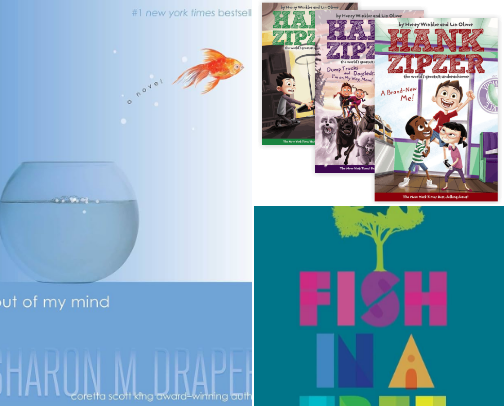 Great 4th grade read aloud books cover photo collage