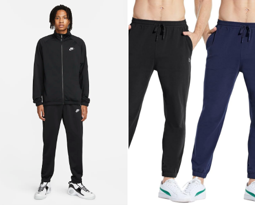 men's tracksuits cover photo collage